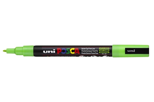 [1386118] Marqueur peinture Posca PC3M Fin vert pomme