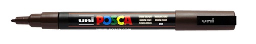 [1386144] Marqueur peinture Posca PC3M Fin marron foncé
