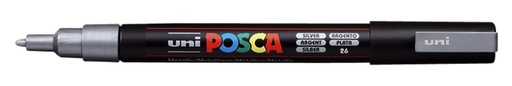 [1386162] Marqueur peinture Posca PC3M Fin argent