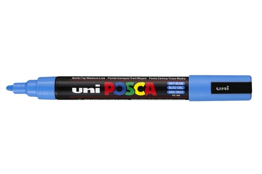 [1386123] Marqueur peinture Uni Posca PC5M Medium bleu ciel