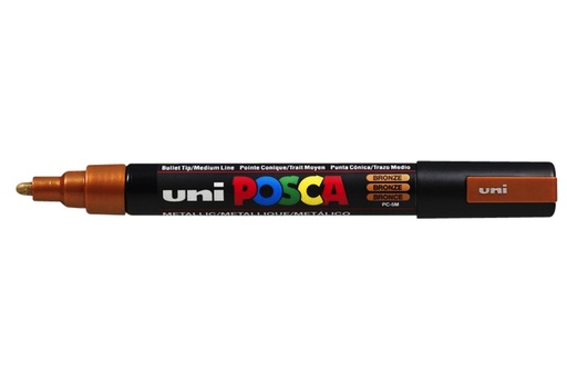 [1386153] Marqueur peinture Posca PC5M Medium bronze