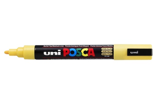 [1386174] Marqueur peinture Posca PC5M Medium jaune paille