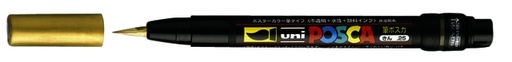[1386089] Feutre pinceau peinture Posca PCF350 1-10mm or