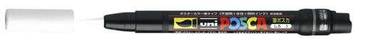 [1386166] Feutre pinceau peinture Posca PCF350 1-10mm blanc