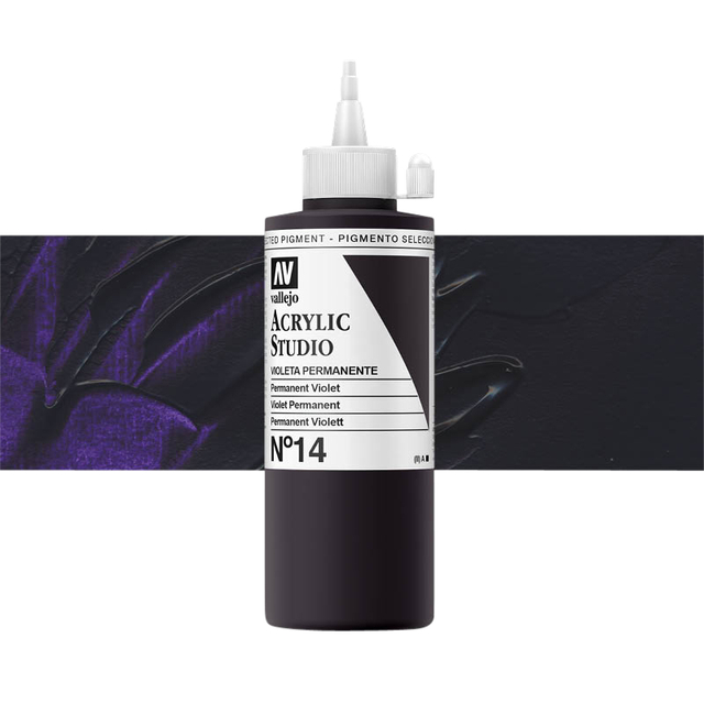 Acrylverf Acrylicos Vallejo Studio 200ml 14 violet