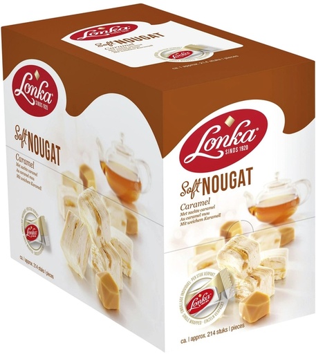 [1388617] Nougat Lonka caramel boîte 214 pièces