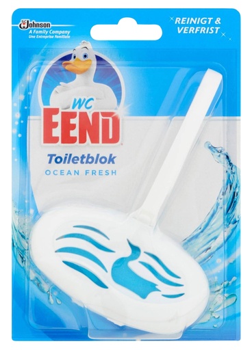 [1388621] Bloc toilette WC-Eend avec support Ocean Fresh