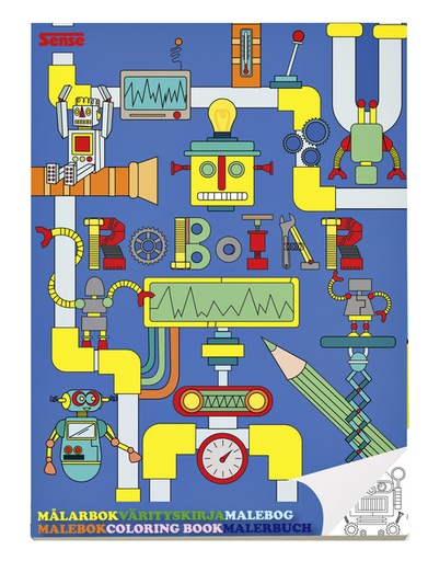 [1388565] Kleurboek Haza Sense Robot