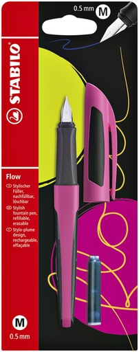 [1388673] Vulpen STABILO Flow sporty medium berry blister à 1 stuk