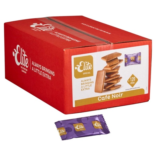 [1388946] Biscuits Elite Café noir 120 pièces