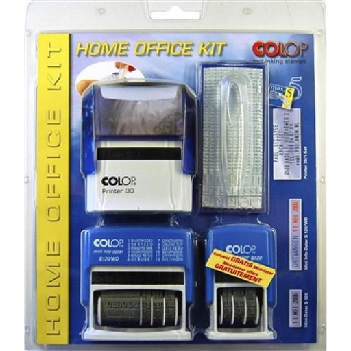 [1388874] Cachet Colop Home/Office set 3 pièces assorti