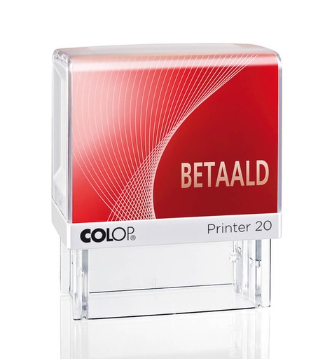 [1388873] Cachet à Formules Printer 20L  'Betaald' rouge