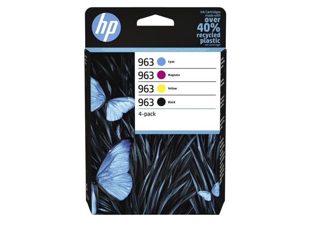 Cartouche d''encre HP 6ZC70AE 963 noir + 3 couleurs