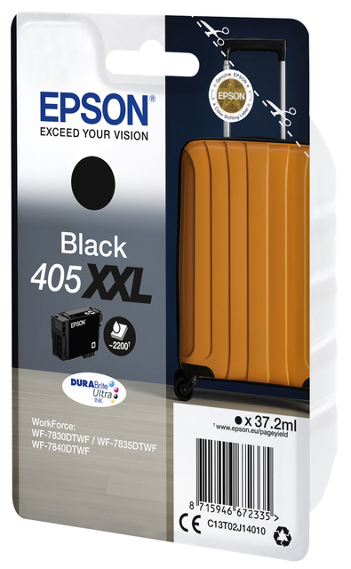 Cartouche d''encre Epson 405XXL T02J14 noir