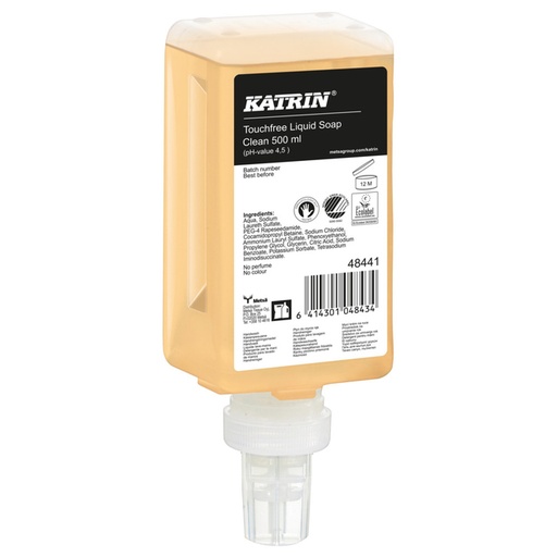 [1396673] Savon mains Katrin Pure Neutral Touchfree 48441 liquide 500ml