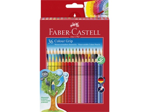 [1396584] Crayons de couleur Faber-Castell 2001 assorti set 36 pièces