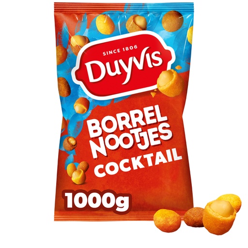 [1396605] Borrelnootjes Duyvis cocktail zak 1000 gram