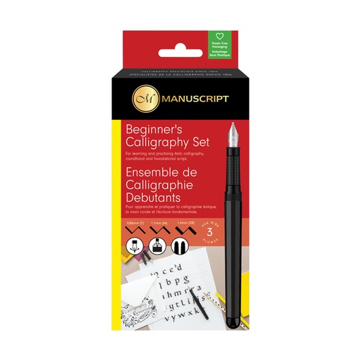 [1387859] Stylo calligraphie Manuscript MC1235 débutant 3 pièces