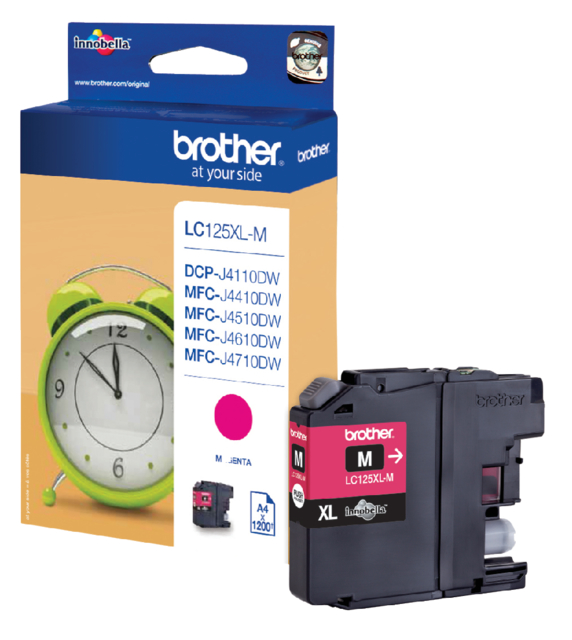 Cartouche d’encre Brother LC-125XLM rouge HC