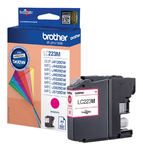 [404252] Cartouche d’encre Brother LC-223M rouge