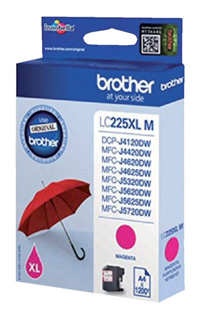 Cartouche d’encre Brother LC-225XLM rouge