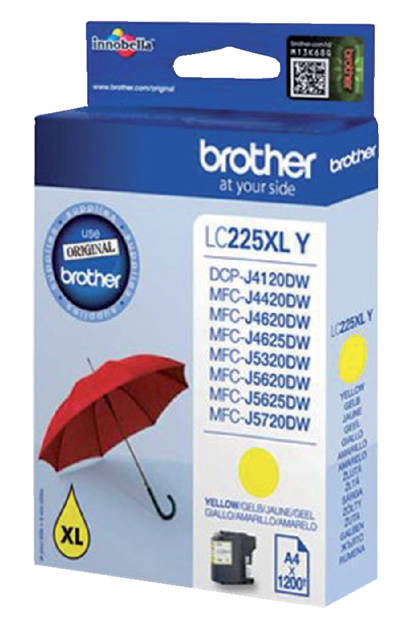 Cartouche d’encre Brother LC-225XLY jaune