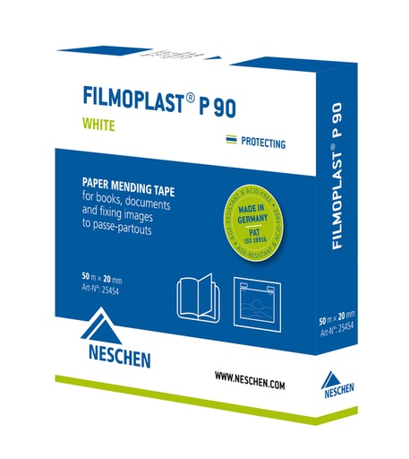 [1387890] Ruban de réparation Filmoplast P90 2cmx50m blanc