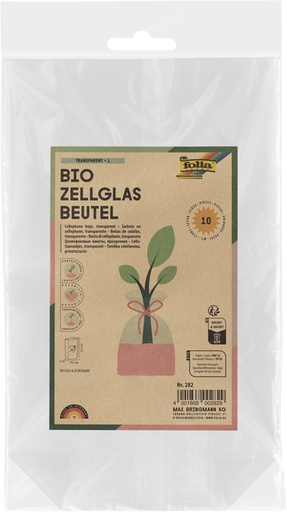 [1398437] Sachet cellophane Folia 145x235mm transparent 10 pièces