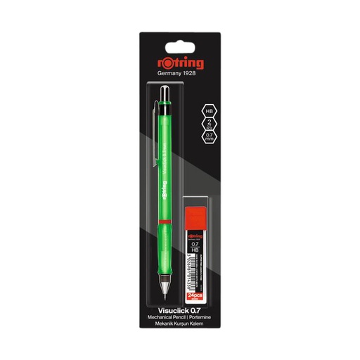 [1396777] Portemine rOtring Visuclick 2B 0,7mm assorti