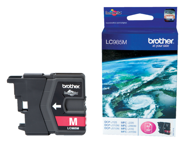Cartouche d’encre Brother LC-985M rouge