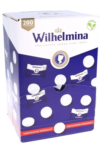 [1396939] Bonbons à la menthe Wilhemina 200 pièces