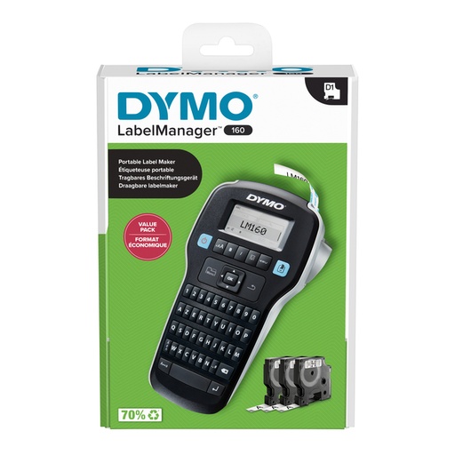 [1398141] Etiqueteuse Dymo LabelManager LM160 azerty valuepack