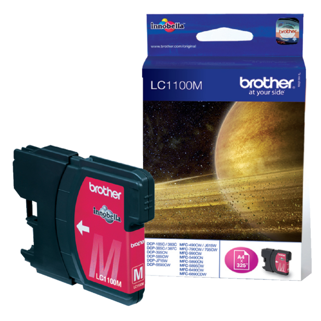Cartouche d’encre Brother LC-1100M rouge