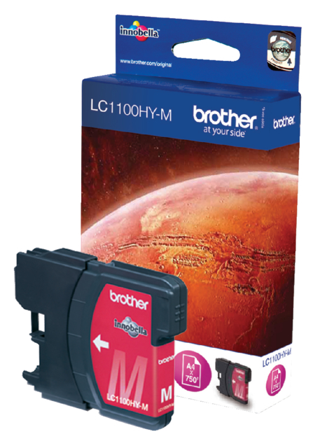 Cartouche d’encre Brother LC-1100HYM rouge HC