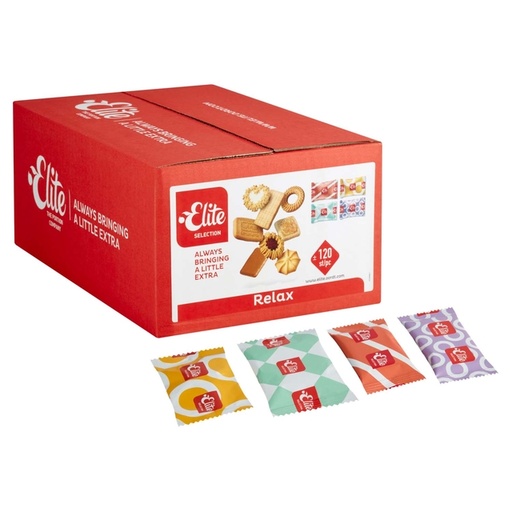 [1400201] Koekjes Elite Selection Relax mix 120 stuks