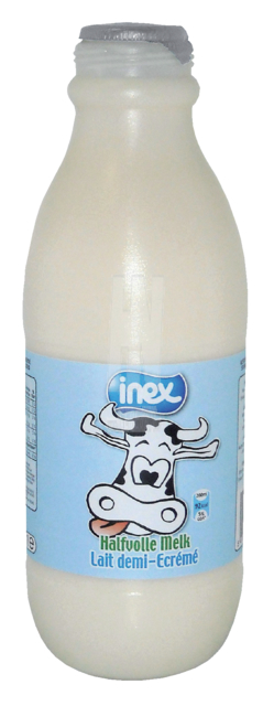 Lait Inex demi-écrémé longue conservation 1 litre