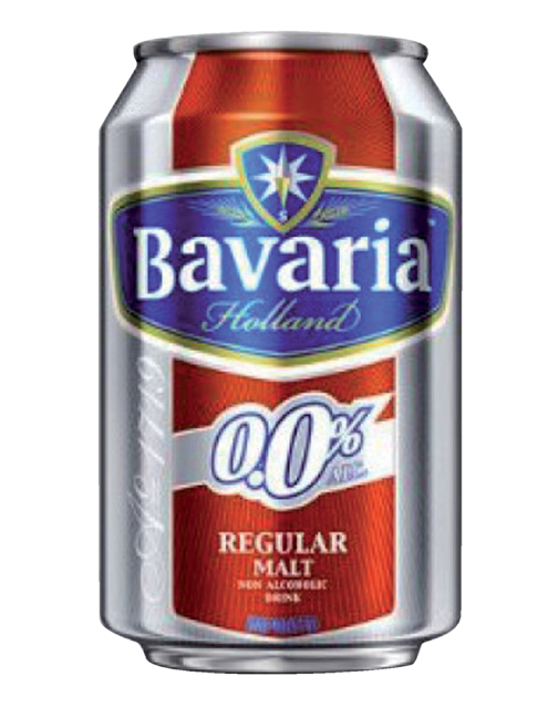 Bier Bavaria 0.0% blikje 0.33l