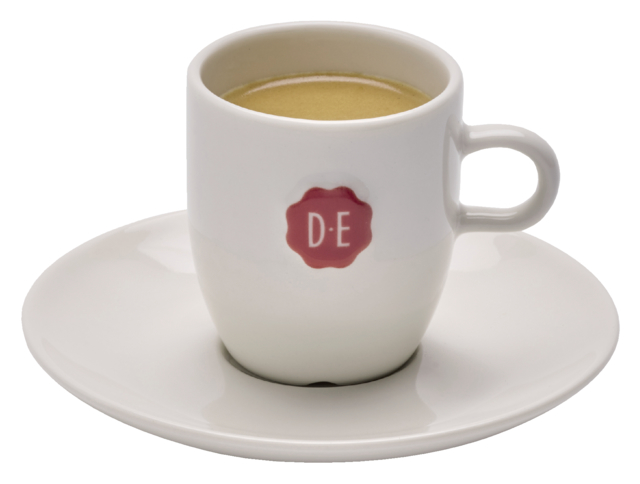 Kopje Douwe Egberts espresso 70ml wit