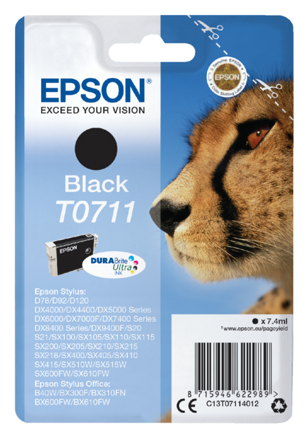 Cartouche d’encre Epson T0711 noir