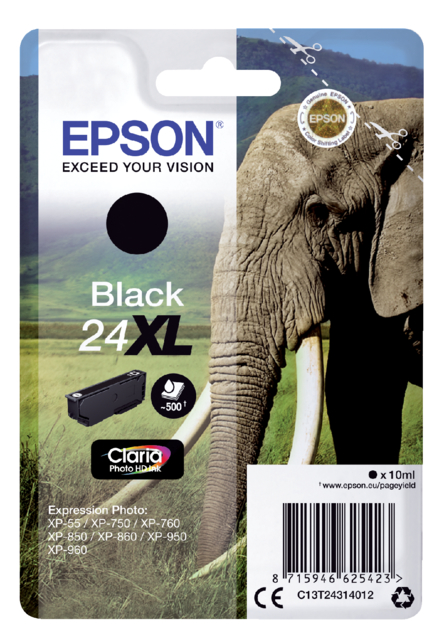 Cartouche d''encre Epson 24XL T2431 noir
