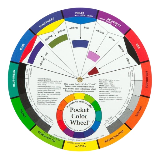 [1396900] Disque nuancier The Color Wheel Company 23cm