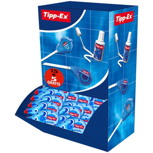 [1400272] Correctietape Tipp-Ex pocket mouse 4.2mmx10m valuepack à 15+5 gratis