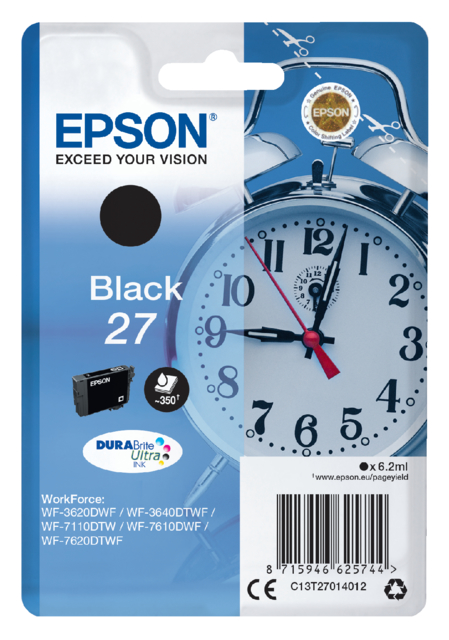 Inktcartridge Epson 27 T2701 zwart