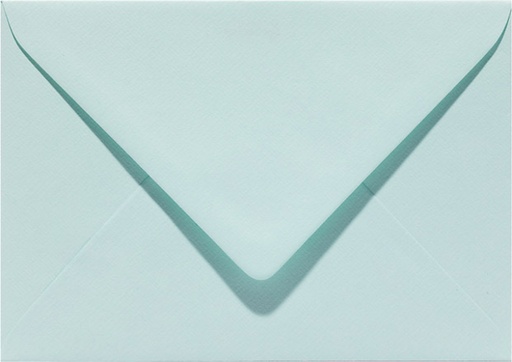 [1397926] Enveloppe Papicolor EA5 156x220mm vert bleuté paquet 6 pièces