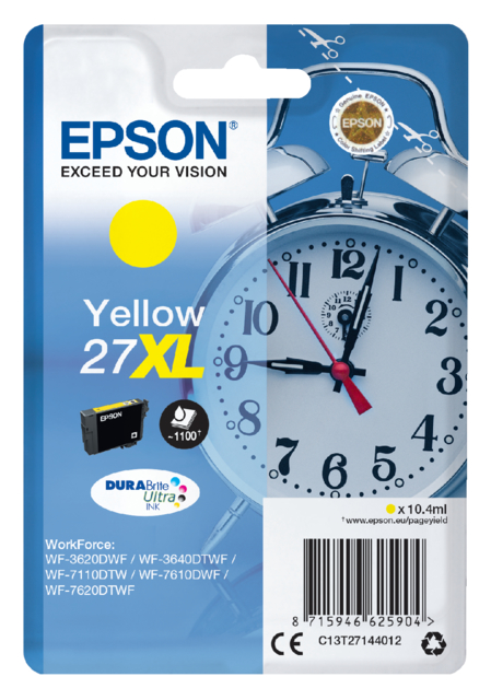 Cartouche d’encre Epson 27XL T2714 jaune