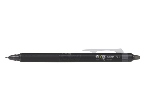 [1399017] Roller PILOT FriXion Point Clicker Synergy Fin noir