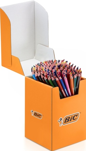 [1399093] Crayons de couleur BIC Kids Evolution ECOlutions assorti boîte scolaire 144 pièce