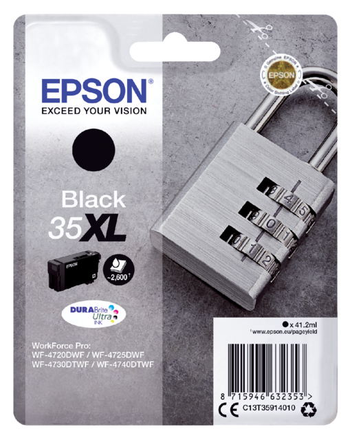 Cartouche d''encre Epson 35XL T3591 noir