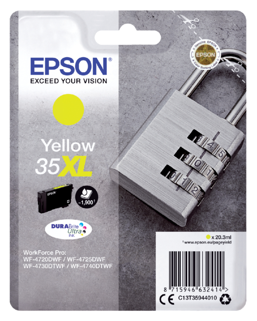 Cartouche d''encre Epson 35XL T3594 jaune