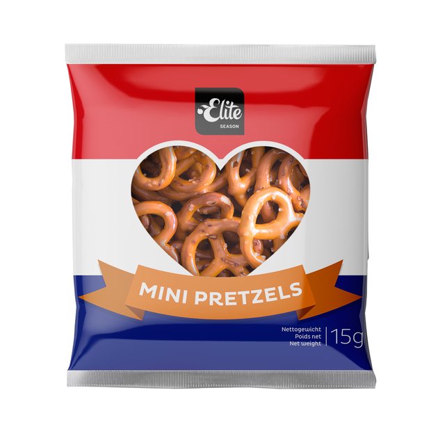 Borrelsnacks Elite Mini Pretzels NL 70 stuks
